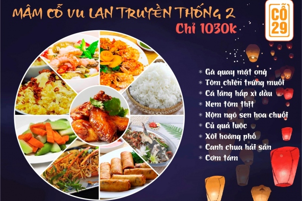 Mâm cỗ Vu Lan – Tình thân thấm đượm